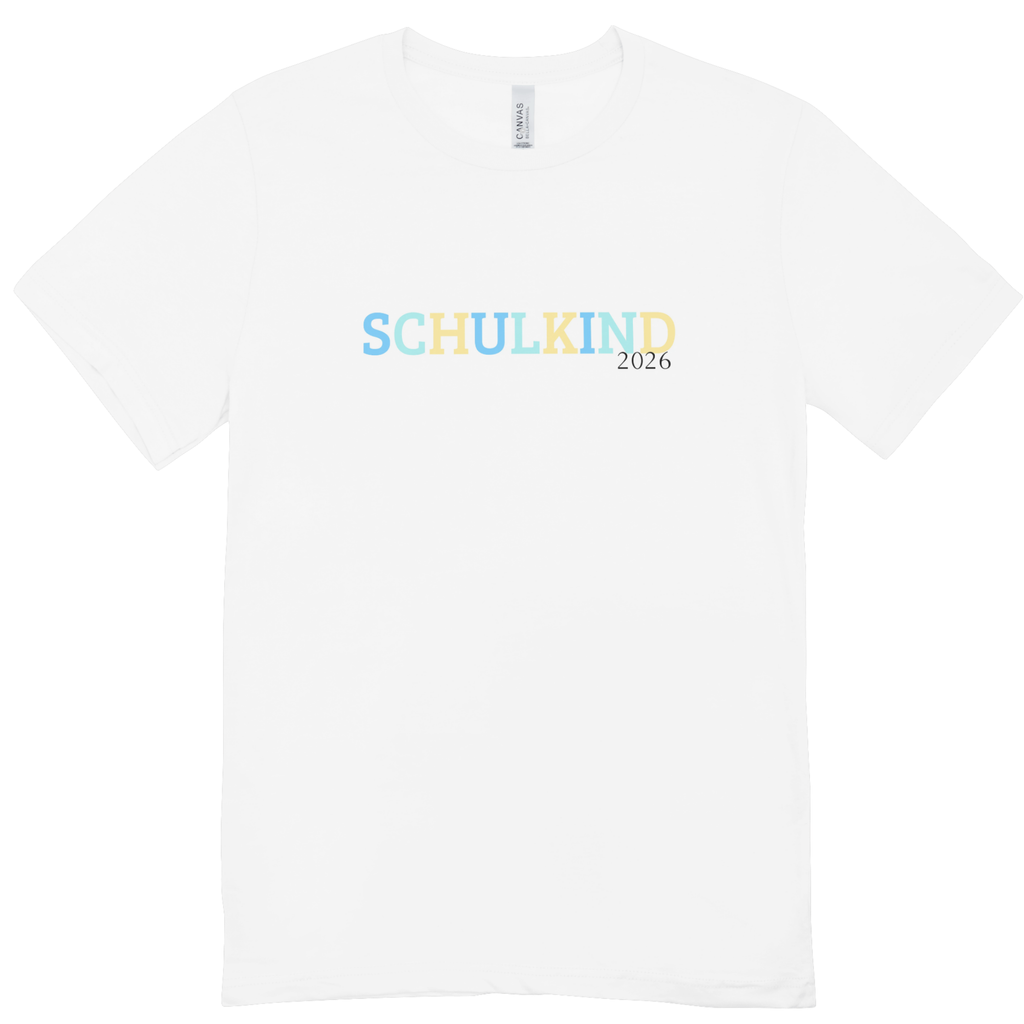 Personalisiertes Schulkind T-Shirt – verschiedene Motive