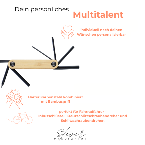 Multitool Fahrrad - personalisierbar