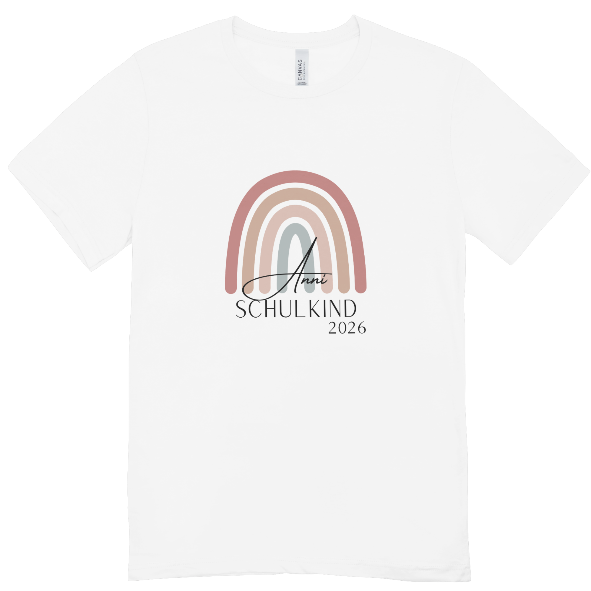 Personalisiertes Schulkind T-Shirt – verschiedene Motive